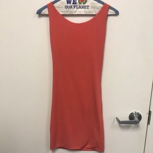 Savee Orange sleeveless dress